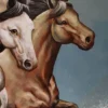 Horse Paintings on Canvas - Image 2