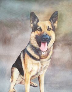 Animal Painting Dog Portrait