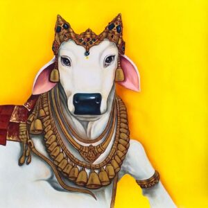 Animal Painting Nandi Siting