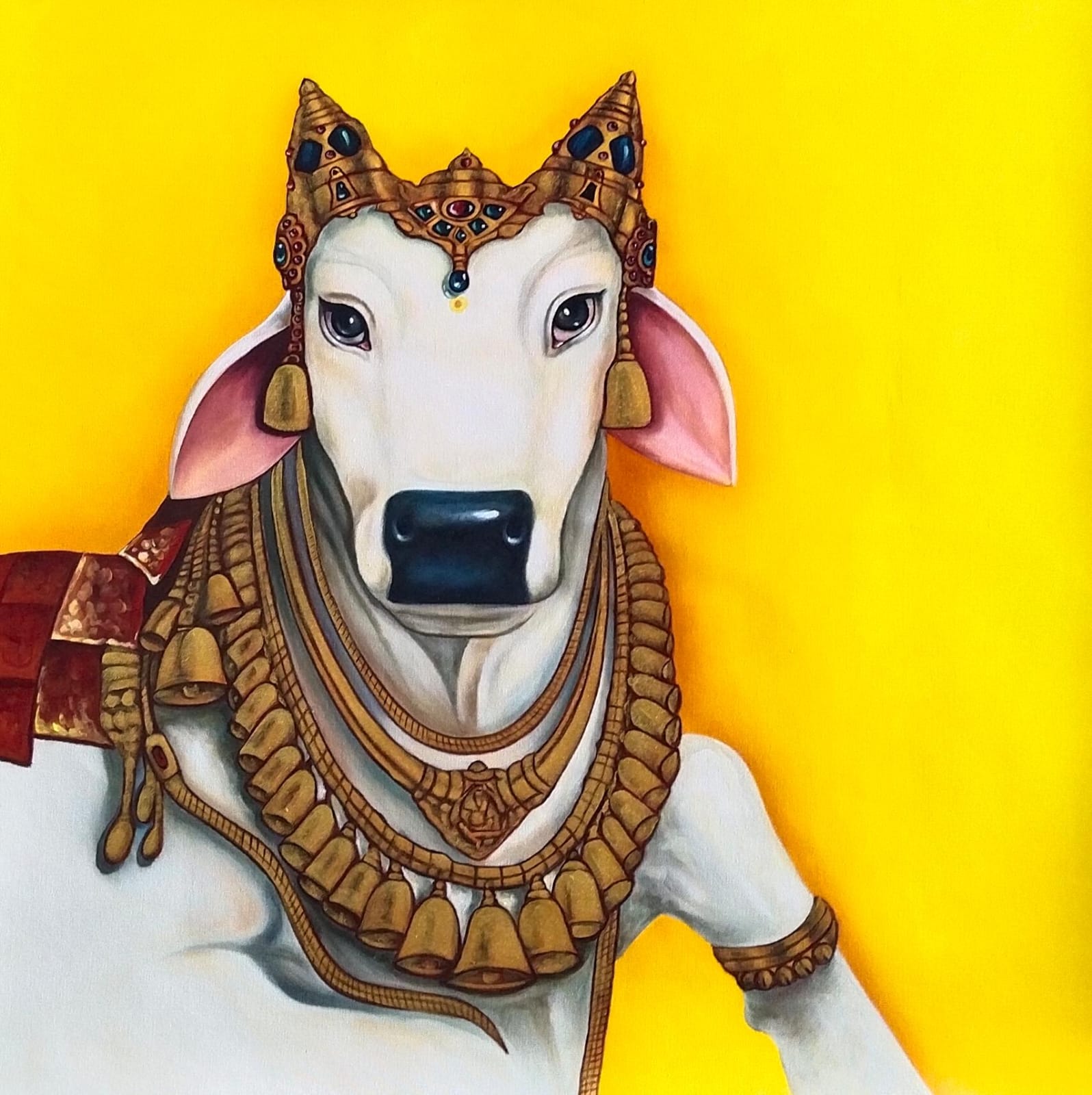 Animal Painting Nandi Siting