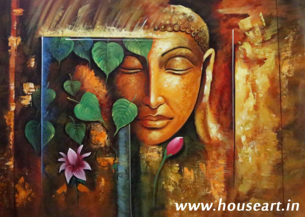 Lord Budha Canvas Paintings