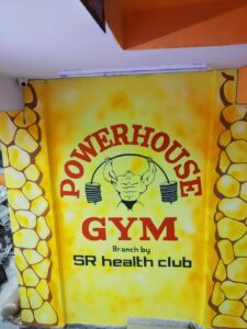 Painting On Gym Entrance Wall