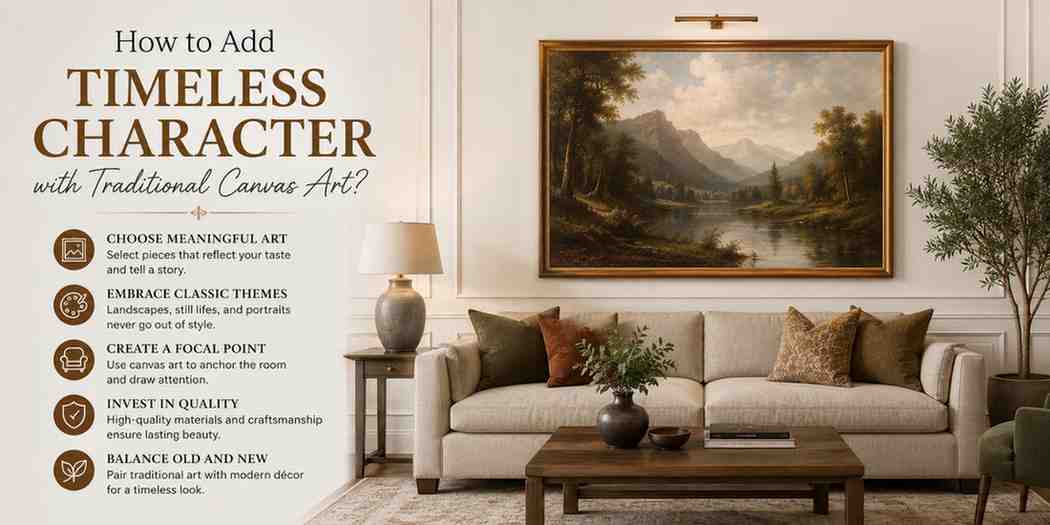 How to Add Timeless Character with Traditional Canvas Art