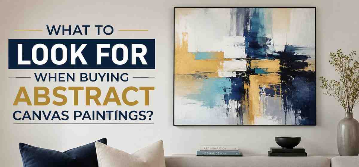 What to Look for When Buying Abstract Canvas Paintings