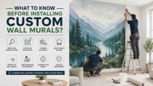 What to Know Before Installing Custom Wall Murals
